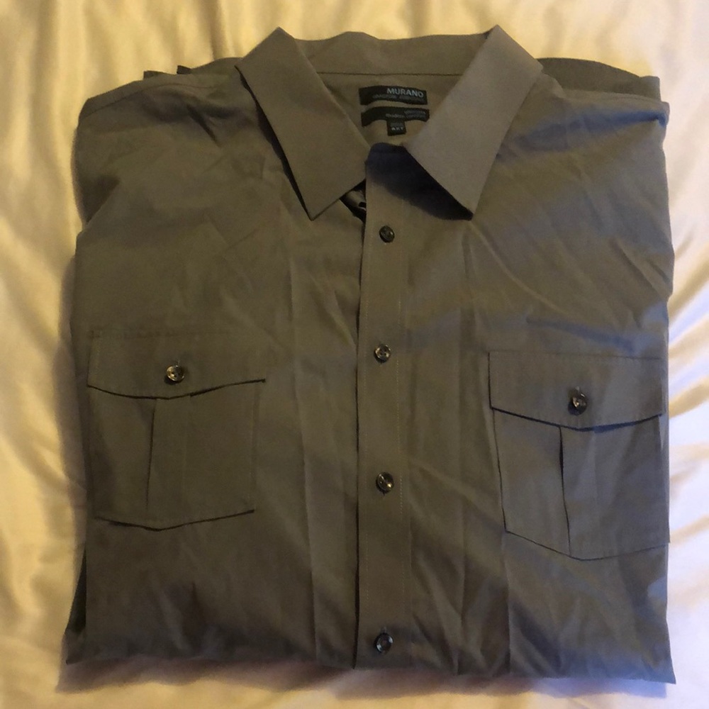 New Gray Murano dress shirt size 4XT